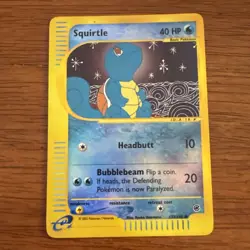 Pokemon Card - Squirtle Expedition Base Set 132/165 - Image 1