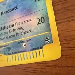 Pokemon Card - Squirtle Expedition Base Set 132/165 - Image 4