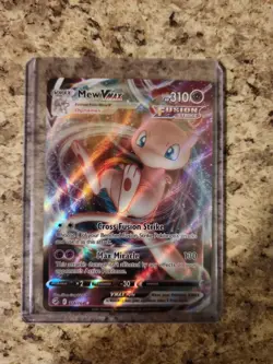 Pokemon TCG Mew VMAX Fusion Strike Ultra Rare Holo Card 114/264 - Image 3