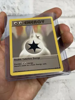 Pokemon Double Colorless Energy 096/102 Base Set Regular Vintage NM/MT Rare Card - Image 2