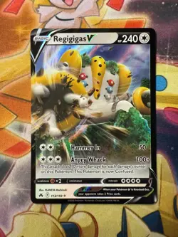 Regigigas V 113/159 - Crown Zenith - Ultra Rare Holo Pokemon Card NM - Image 1