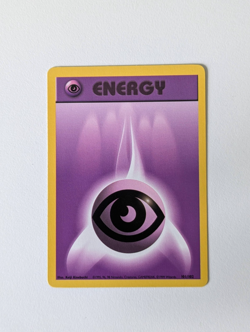 Pokemon Card WOTC Psychic Energy 101/102 Base Non-holo Unlimited 1999 - LP - Image 1