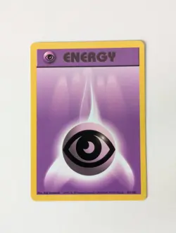Pokemon Card WOTC Psychic Energy 101/102 Base Non-holo Unlimited 1999 - LP - Image 1