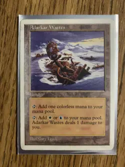 Adarkar Wastes- Fifth Edition- Regular MTG Magic The Gathering Moderately Played - Image 1