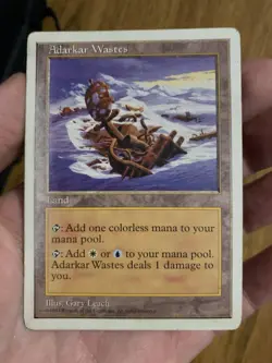 Adarkar Wastes- Fifth Edition- Regular MTG Magic The Gathering Moderately Played - Image 2
