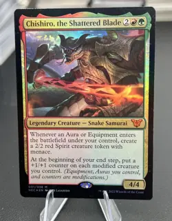 MTG Commander Kamigawa Neon Dynasty M Chishiro the Shattered Blade #001 - Image 1