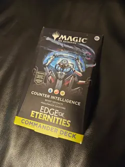 Magic The Gathering EDGE OF ETERNITIES Counter Intelligence Sealed MTG Commander - Image 1