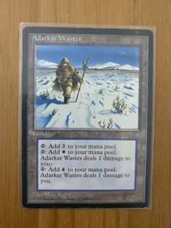 Adarkar Wastes- Ice age 1995- MTG: Magic the Gathering- Lightly Played - Image 1