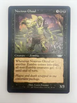 MTG Noxious Ghoul Legions 77/145 Regular Uncommon-LP - Image 1