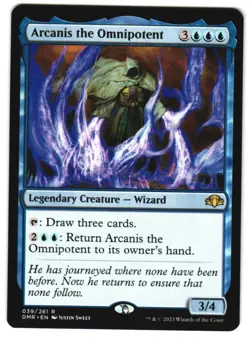 Arcanis the Omnipotent 39 Dominaria Remastered NM MTG - Image 1