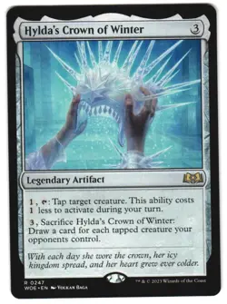 Hylda's Crown of Winter 247 Wilds of Eldraine NM MTG - Image 1