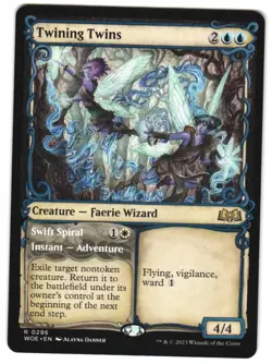 Twining Twins (Showcase) 296 Wilds of Eldraine NM MTG - Image 1