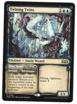 Twining Twins (Showcase) 296 Wilds of Eldraine NM MTG - Image 1