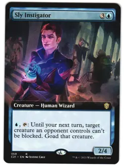 Sly Instigator (Extended Art) 359 Commander 2021 NM MTG - Image 1