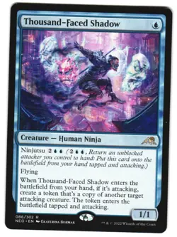 Thousand-Faced Shadow 86 Kamigawa: Neon Dynasty NM MTG - Image 1