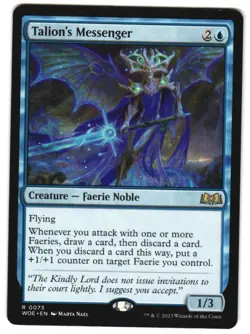 Talion's Messenger 73 Wilds of Eldraine NM MTG - Image 1