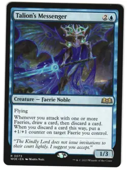 Talion's Messenger 73 Wilds of Eldraine NM MTG - Image 1