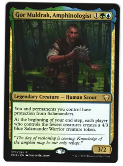 Gor Muldrak, Amphinologist 277 Commander Legends NM MTG - Image 1