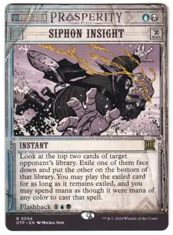 Siphon Insight 54 Outlaws of Thunder Junction: Breaking News NM MTG - Image 1