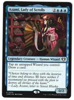 Azami, Lady of Scrolls 74 Commander Masters NM MTG - Image 1