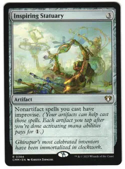 Inspiring Statuary 394 Commander Masters NM MTG - Image 1