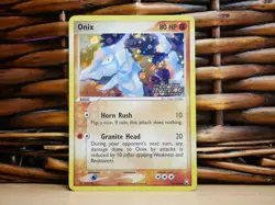 Pokemon ONIX 69/109 REVERSE HOLO | LP Light Play | EX Team Rocket | 2004 - Image 1