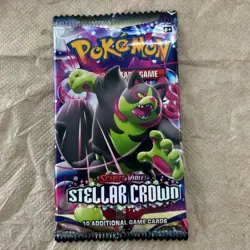 Pokemon TCG x1 Scarlet & Violet Stellar Crown Booster Pack #C02 - Image 3