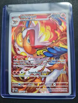 2024 POKEMON TWM EN-TWILIGHT MASQUERADE ILLUSTRATION RARE #173/167 INFERNAPE - Image 2