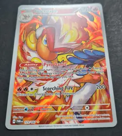 2024 POKEMON TWM EN-TWILIGHT MASQUERADE ILLUSTRATION RARE #173/167 INFERNAPE - Image 4