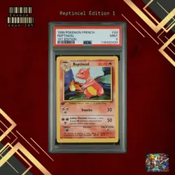 🇫🇷 REPTINCEL EDITION 1 PSA 9 - SET DE BASE WIZARDS 24/102 FR Carte Pokemon🇫🇷 - Image 1