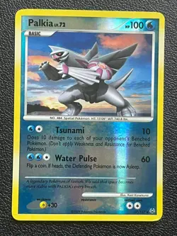 POKEMON PALKIA LV.72 #37/127 RARE REVERSE HOLOFOIL VLP PLATINUM - Image 1