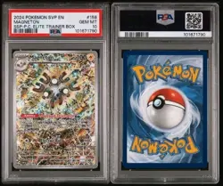 Magneton 159 Surging Sparks Pokemon Center ETB Exclusive Promo PSA 10 GEM MINT - Image 3