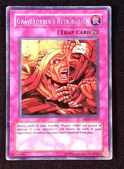 Graverobber's Retribution YuGiOh Dark Beginning 2 Trap Common - Image 1