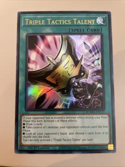 Triple Tactics Talent Mixed Sets Ultra Rare Near Mint 1st Edition Yugioh RA01 - Image 1