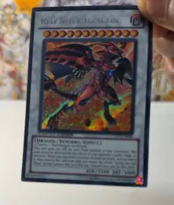 Red Nova Dragon Limited Edition Yugioh Holo Rare Card Near Mint - Image 1