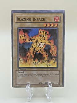 Blazing Inpachi - SD3-EN003 - 1st Edition - YuGiOh miscut Misprint Error - Image 1