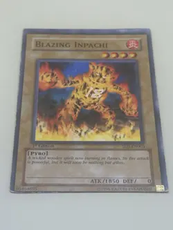Blazing Inpachi - SD3-EN003 - 1st Edition - YuGiOh miscut Misprint Error - Image 3