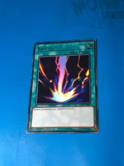 YUGIOH Ultra Rare Raigeki LCKC-EN088 1st Edition - Image 1