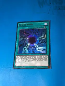 YUGIOH Ultra Rare Chaos Form MVP1-EN008 1st Edition - Image 1
