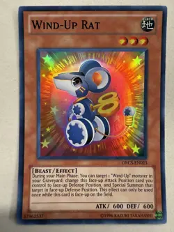 Yugioh Wind-Up Rat ORCS-EN023 Super Rare Unlimited - Image 1