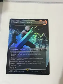 Cloud's Buster Sword - Umezawa's Jitte (Rainbow Foil) Secret Lair Drop Foil - Image 1