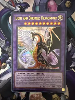 Yugioh Light And Darkness Dragonlord INFO-EN034 Ultra Rare 1st Edition Near Mint - Image 1