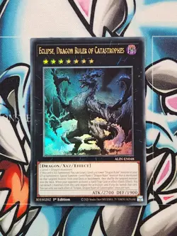 ALIN-EN048 Eclipse, Dragon Ruler of Catastrophes Ultra Rare YuGiOh! - Image 1