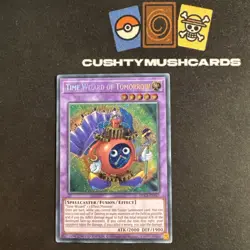 YUGIOH TIME WIZARD OF TOMORROW SECRET RARE DLCS-EN147 LIMITED EDITION - Image 1