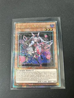 Yu-Gi-Oh CRBR-EN015 Maliss P White Rabbit Quarter Century Secret Rare 1st ED NM+ - Image 1