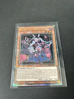 Yu-Gi-Oh CRBR-EN015 Maliss P White Rabbit Quarter Century Secret Rare 1st ED NM+ - Image 2