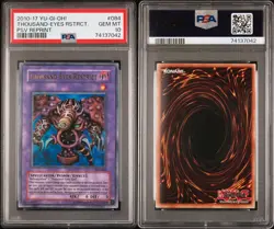 Yu-Gi-Oh! Thousand-Eyes Restrict 2010-2017 Reprint PSV-084 PSA 10 GEM MINT Pop 1 - Image 3