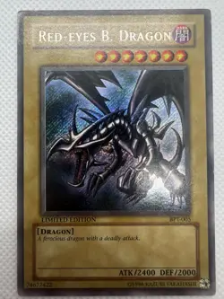 Yugioh Red-Eyes B. Dragon BPT-005 Secret Rare Limited Edition LP - Image 1