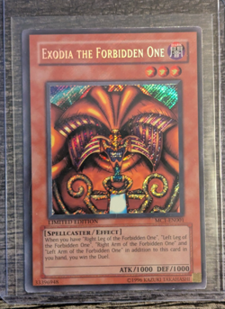 Yu-Gi-Oh! - Exodia The Forbidden One (MCI-EN001)(Heavily Played/Dam) Limited Ed. - Image 1