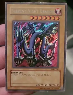 Serpent Night Dragon - Secret Rare - Unlimited - MRL-103 - Heavily Played - Image 1